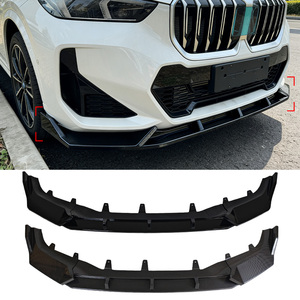 Adatto per BMW <span class=keywords><strong>X1</strong></span> U11 M Sport <span class=keywords><strong>2022</strong></span>+ Paraurti Anteriore, Labbro Anteriore, Spoiler Anteriore Nero Lucido/Fibra di Carbonio, Modifica Esterna - Product Image 1