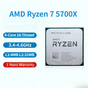 ซีพียู <span class=keywords><strong>AMD</strong></span> <span class=keywords><strong>Ryzen</strong></span> 7 <span class=keywords><strong>5700</strong></span> ใหม่ 8 คอร์ 16 เธรด กระบวนการผลิต 4 นาโนเมตร TDP 65W  โปรเซสเซอร์สำหรับเล่นเกม ความถี่สูงสุด รองรับซ็อกเก็ต AM4 - Product Image 1