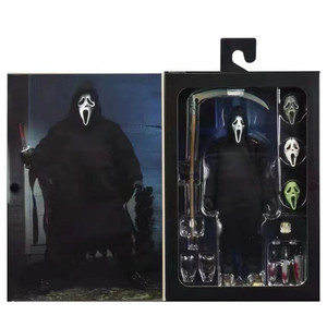 Figurine articulée de luxe <span class=keywords><strong>Scream</strong></span> Ghostface Killer en PVC de 7 pouces (1ère et 2ème génération) - Product Image 3