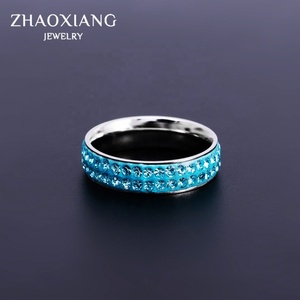 Anillos de Compromiso de Fábrica Directa para Mujer, Joyería de Cristal CZ, Regalos de Aniversario, Precio Económico - Product Image 6