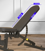 PINJIAN Banc de musculation réglable, équipement de fitness à domicile, banc multifonctionnel pour sit-up, chaise de fitness