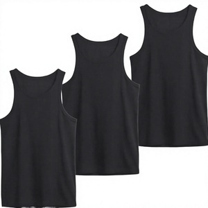 Aesthetic Hooded Knitted Cotton Quick Dry Stringer Tank Top Slim Fit Bodybuilding Workout <b>Vest</b> - Product Image 3