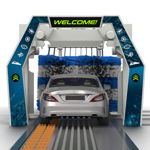 40 Meters Large Tunnel <strong>Car</strong> <strong>Wash</strong> Machine <strong>Fully</strong> <strong>Automatic</strong> Can <strong>Wash</strong> Many <strong>Cars</strong> at the Same Time Double Flat Track Support - Product Image 3
