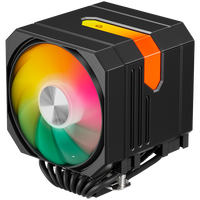 upHere ARGB CPU Cooler Dual Tower 8 Heat Pipes 120mm PWM RGB CPU Fan for LGA1851 1700 AM5