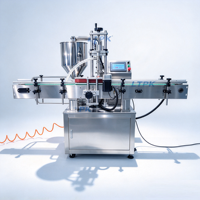 Machine de remplissage automatique à tête unique avec pompe à rotor servo LT-SRP01 pour pâtes et liquides (shampoing, gel douche, lessive, crème)