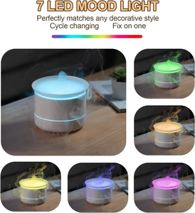 Xách tay 200ml siêu âm điện máy tạo độ ẩm Tabletop đám mây tinh dầu hương thơm khuếch tán USB cho nhà văn phòng hương thơm - Product Image 6