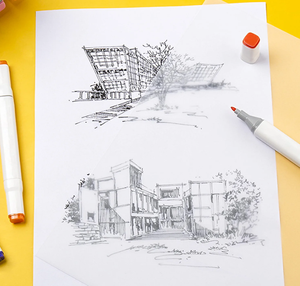 <span class=keywords><strong>Tampon</strong></span> de papier de traçage pour artiste, 9x12 pouces, 100 feuilles de papier de traçage translucide pour crayon, marqueur et encre - Product Image 6