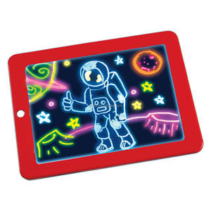 I giocattoli educativi di arte dei bambini che scrivono il blocco magico della tavola di arte creativa illuminano il cuscinetto di disegno 3D - Product Image 4