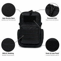 Sacs à dos tactiques grande capacité, tissu Oxford imperméable, coutures renforcées pour les voyages d'expédition et les activités de plein air