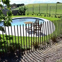 Panel de Corten para Construcción Exterior, Postes Rústicos para Puertas de Jardín, Rieles para Cercas, Herrajes para Cercas de Patio