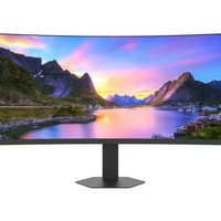 Nouvel écran d'ordinateur ultra-large 34 pouces 4K60Hz HDR avec support réglable en hauteur et rotatif, double port DP/USB, pour bureau professionnel