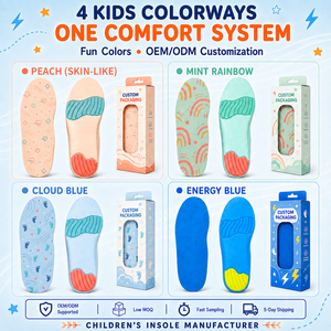 Solette Ortopediche Personalizzate in PU per Bambini, Traspiranti, per Correzione Piede Piatto e Valgo, Design a Otto Caratteri, per Gambe a O - Product Image 5
