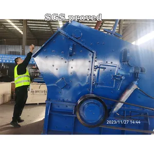 high quality barite crushing production line 120tph stationary stone impact crusher machinery price for sale