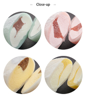Daqiaodao Aardbei Daifuku Japanse Mochi Fruitrijstwafels Daifuku Zoete Dessert 4 Smaken Mochi Snackhapjes Aziatische Snacks