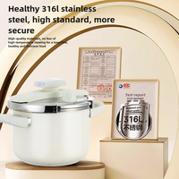 Cuisinière à gaz et à induction en acier inoxydable 316 de haute qualité ustensiles de cuisine autocuiseur anti-déflagrant