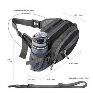 Custom <b>Men</b> Sport Running Gear <b>Waist</b> Fashionable Nylon Fanny Pack Bottle Holder Logo Decoration Bsci Certified <b>Bag</b> Packs - Product Image 2