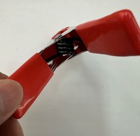 Pince en A robuste de 4 pouces en métal, pince à ressort en acier nickelé pour le travail du bois, la photographie, les décors et l'assemblage en atelier
