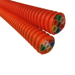 Conduit optique corrugué HDPE 7 voies, couleurs personnalisées, 200m/bobine, flexible, <span class=keywords><strong>COD</strong></span> avec 7 sous-conduits pour réseaux de communication - Product Image 1