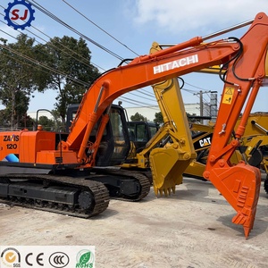 Excavadora de cadenas Hitachi ZX120 de 12 toneladas, máquina usada de servicio pesado, motor y caja de cambios resistentes, lista para el trabajo, ZX200-3, ¡gran oferta! - Product Image 3