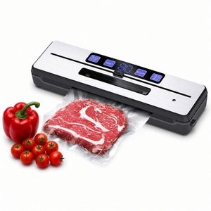 Scelleuse sous vide alimentaire automatique à écran tactile à <span class=keywords><strong>prix</strong></span> abordable avec coupe-sacs et aspiration externe pour la conservation des aliments à usage domestique - Product Image 1