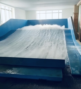 Simulator Surfing biru muda komersial, Simulator Surfing harga rendah, peralatan bermain air dua jalur kecil untuk rekreasi langsung produsen untuk - Product Image 1
