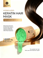 MYBLONDO Masque capillaire protéiné, traitement capillaire, après-shampoing et masque capillaire au collagène, 600 ml, fabrication originale OEM, marque privée