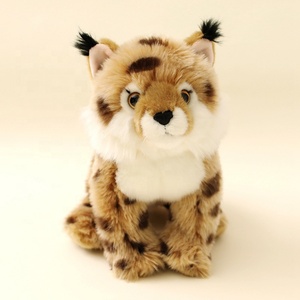 Peluche de Lince Realista OEM ODM, Peluche de Gato Silvestre Realista, Muñeco de Peluche de <span class=keywords><strong>Animal</strong></span> Salvaje Suave, Peluche con Logotipo Bordado Personalizado - Product Image 1