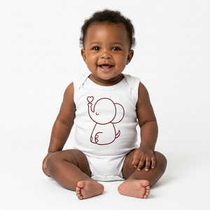 Barboteuse unisexe d'été pour bébé, en fibre de bambou 100%, à volants, à capuche et à boutons-pression, vente en gros, mode pour nourrissons - Product Image 1