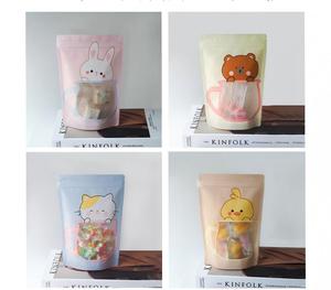 Bolsas para Ventana Personalizables <span class=keywords><strong>de</strong></span> Alta Resistencia con Ilustración <span class=keywords><strong>de</strong></span> Conejo <span class=keywords><strong>de</strong></span> Estilo Caprichoso - Reutilizables <span class=keywords><strong>de</strong></span> Grado Alimenticio para Snacks, Leche, Gelatina y Alimentos Enlatados - Product Image 6