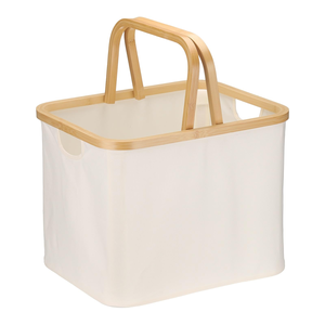 ตะกร้าเก็บของขายดี พร้อมหูหิ้ว ตะกร้าผ้าแคนวาส - Product Image 1