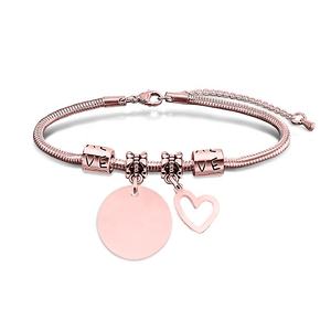 <span class=keywords><strong>Pulsera</strong></span> de Hueso de Serpiente de Acero Inoxidable de Fábrica con Logotipo Grabado a Láser o Impreso Material en Blanco Personalizable para Regalo Promocional - Product Image 4