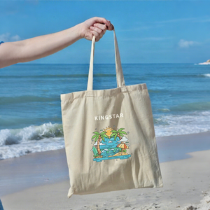 Factory Wholesale Fashion Reusable Natural Cotton Canvas Beach Tote Bag with Custom Logo for Promotions