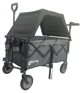 Folding Wagon Industrial OEM Lightweight Utility Adjustable Handle Sturdy Large Wheels Outdoor Travel Beach Garden Camping - Product Image 1