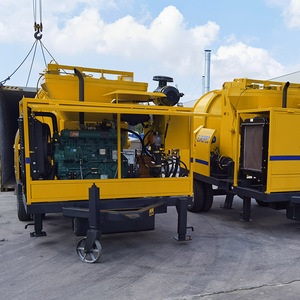 Pompe à béton mobile diesel JBS40R de Chine avec moteur haute efficacité, capacité de transport verticale de 100 m et horizontale de 500 m - Product Image 2