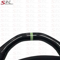 Volant en fibre de carbone SPC pour Porsche 911 718 Macan Cayenne Panamera 918 direction en fibre de carbone de remplacement