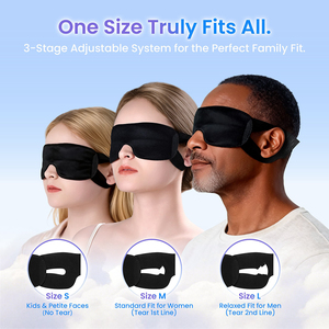 42 Piezas/Caja OEM ODM, Máscara de Ojos Desechable Personalizada <span class=keywords><strong>para</strong></span> <span class=keywords><strong>Dormir</strong></span>, Máscara de Ojos <span class=keywords><strong>para</strong></span> <span class=keywords><strong>Dormir</strong></span> con Bloqueo de Luz - Product Image 3