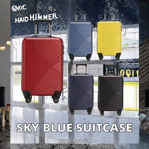 OEM ODM Céu Azul ABS Bagagem Mala Alta Qualidade Atacado Business Travel <span class=keywords><strong>Suitcase</strong></span> Set TSA Lock Wheels Simple Modern Style - Product Image 3