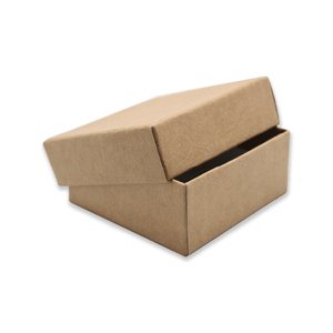 Caja de Regalo Pequeña de Papel Kraft con Cinta, Empaque Ecológico para Anillos, Aretes y Pequeños Regalos - Product Image 3