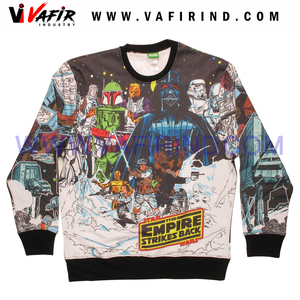 Sudadera de punto de gran tamaño de poliéster 100% de alta calidad, Sudadera con capucha de talla grande con estampado de sublimación DIY para invierno - Product Image 2