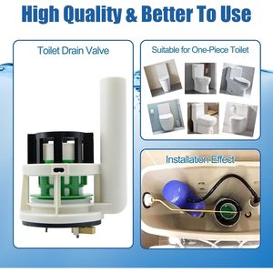 Pièce de rechange pour valve de chasse d'eau de toilettes de 3 pouces, compatible avec les toilettes monobloc de la série TOTO THU Tower - Product Image 5