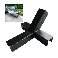 Support de hamac robuste support métal acier poteaux en bois Kit de support de hamac pivotant durable