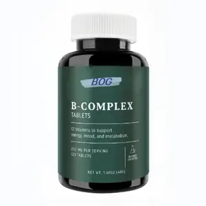 OEM/ODM alta potencia vitamina B complejo tabletas cápsulas gomitas salud inmune, soporte energético y soporte del sistema nervioso