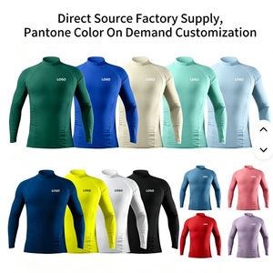 Camiseta de Manga Larga para Hombre con Protección Solar UPF 50+, Secado Rápido, Elástica en 4 Direcciones, para Natación, con Logotipo Personalizado, OEM, ODM - Product Image 3