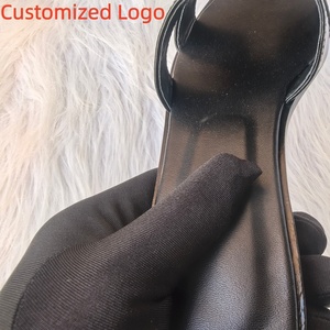 Mules et sandales plates de luxe en cuir véritable pour femmes, qualité supérieure, pour le dropshipping - Product Image 5