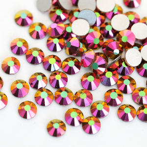 Produit très vendu : Strass en cristal de verre à dos plat, non thermocollant, en vrac, <span class=keywords><strong>pour</strong></span> décorations d'ongles - Product Image 5