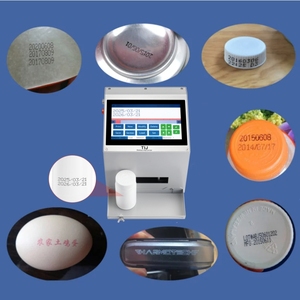 Yaomatec 12.7mm 25.4mm Desktop Inkjet <strong>Printer</strong> Static Expiry Date Logo <strong>Label</strong> <strong>Printer</strong> for Small Curved Plastic Bottle Box Tube - Product Image 5