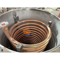 Distillateur d'huile essentielle de cuivre de qualité supérieure pour l'extraction commerciale d'alcool de palissandre de vanille