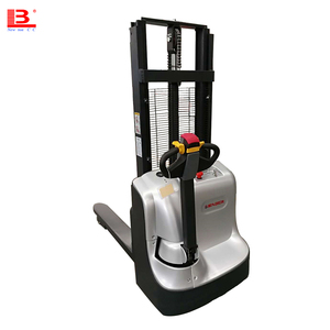 1.5 טון חשמלי מלגזה כל שטח מזרן מערה ווקי מלא חשמלי מערה הידראולי הרמת מערה יש סוללה - Product Image 3