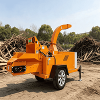Broyeur de bois à tambour 2TPH avec kit de tamis pour la production de matériaux fins