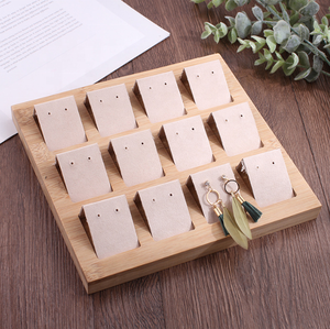 Mini accessoires en bois carte <span class=keywords><strong>d</strong></span>'emballage or <span class=keywords><strong>support</strong></span> de boucles <span class=keywords><strong>d</strong></span>'oreilles <span class=keywords><strong>personnalisé</strong></span> présentoir de boucles <span class=keywords><strong>d</strong></span>'oreilles bague bijoux <span class=keywords><strong>support</strong></span> en carton pour magasin - Product Image 6